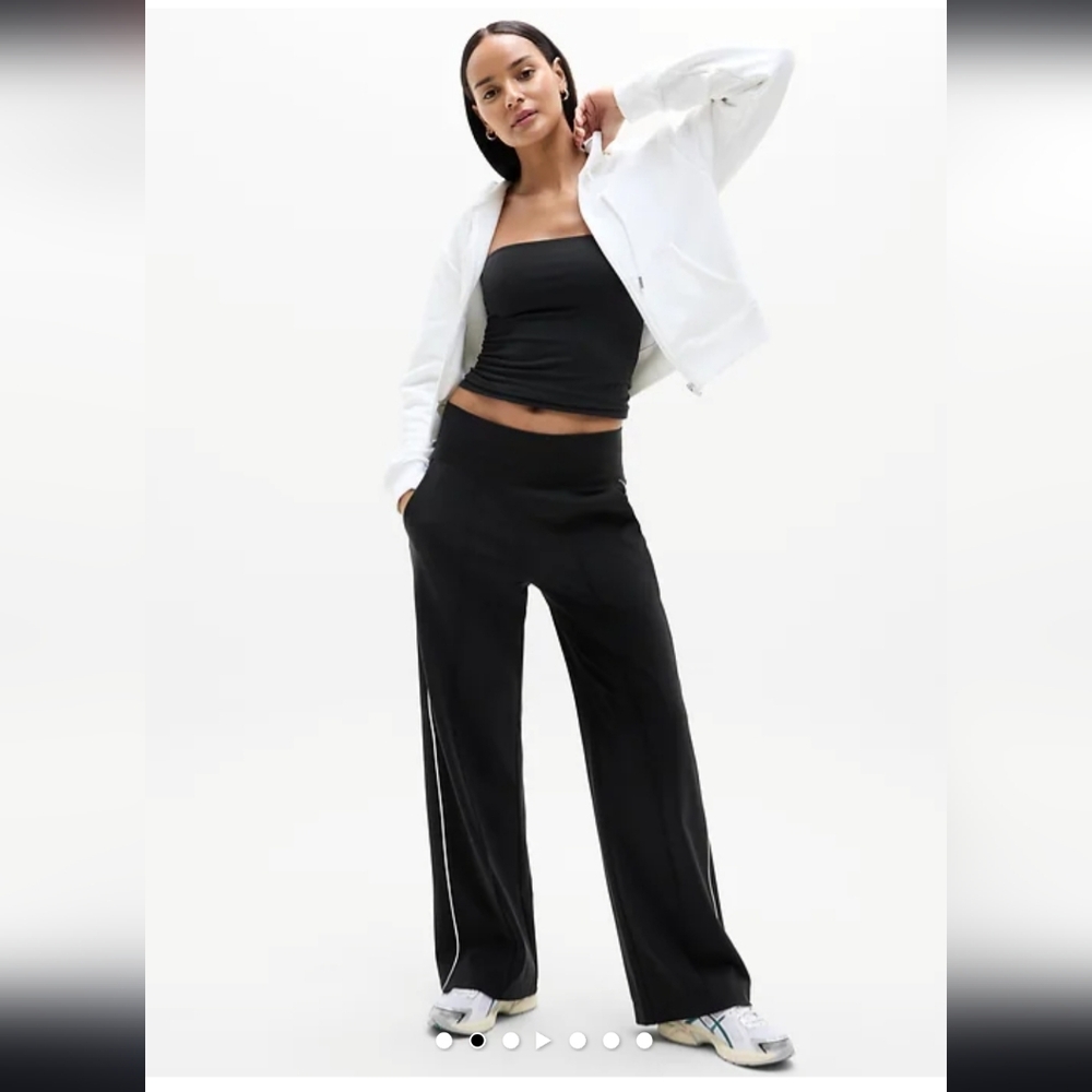 Athleta Venice High Waisted Track Wide-Leg Women's Pants